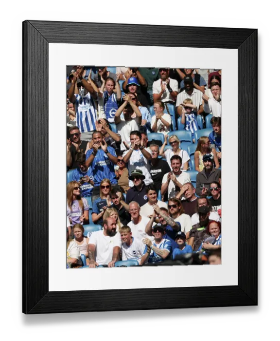 Framed Print : Brighton and Hove Albion v Aston Villa Premier League 23AUG26