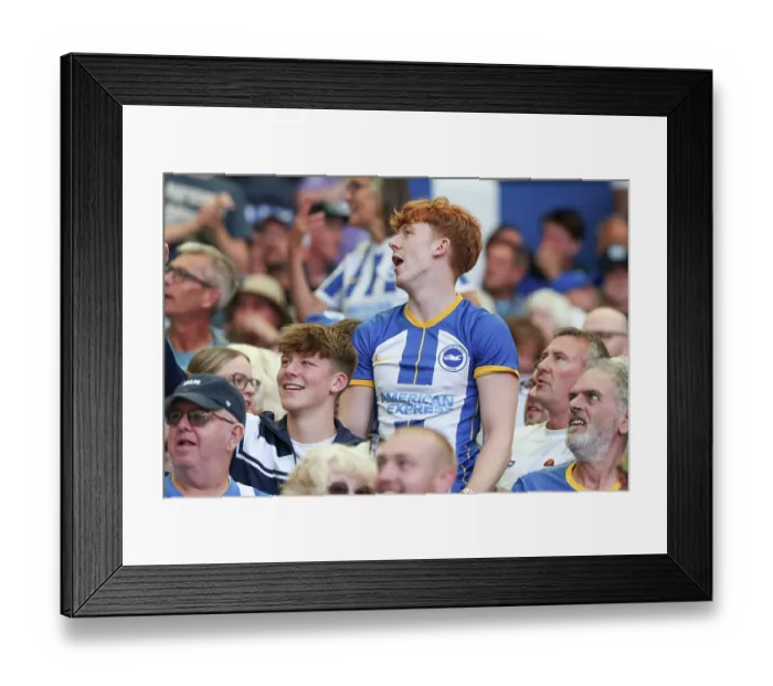 Framed Print : Brighton and Hove Albion v Aston Villa Premier League 23AUG26 Framed Print : Brighton and Hove Albion v Aston Villa Premier League 23AUG26