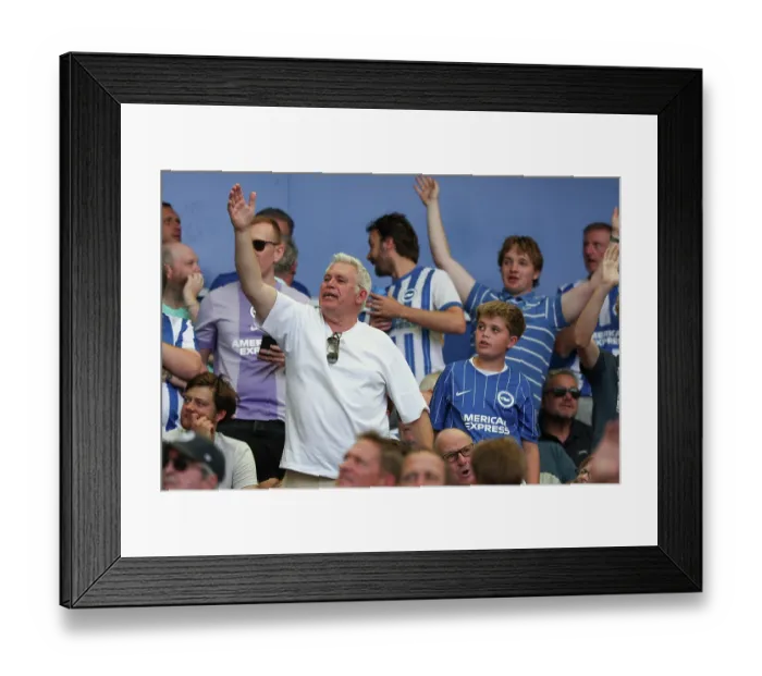 Framed Print : Brighton and Hove Albion v Aston Villa Premier League 23AUG26 Framed Print : Brighton and Hove Albion v Aston Villa Premier League 23AUG26