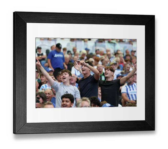 Framed Print : Brighton and Hove Albion v Aston Villa Premier League 23AUG26 Framed Print : Brighton and Hove Albion v Aston Villa Premier League 23AUG26