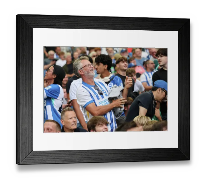 Framed Print : Brighton and Hove Albion v Aston Villa Premier League 23AUG26 Framed Print : Brighton and Hove Albion v Aston Villa Premier League 23AUG26