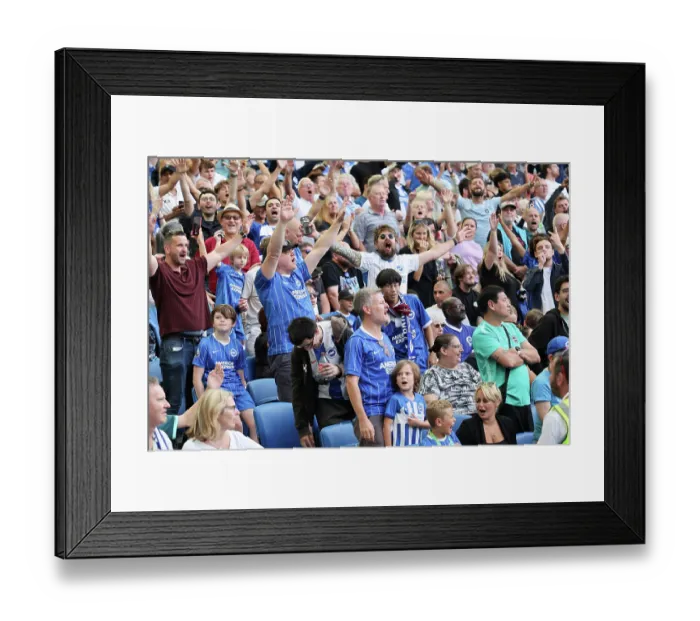 Framed Print : Brighton and Hove Albion v Aston Villa Premier League 23AUG26 Framed Print : Brighton and Hove Albion v Aston Villa Premier League 23AUG26