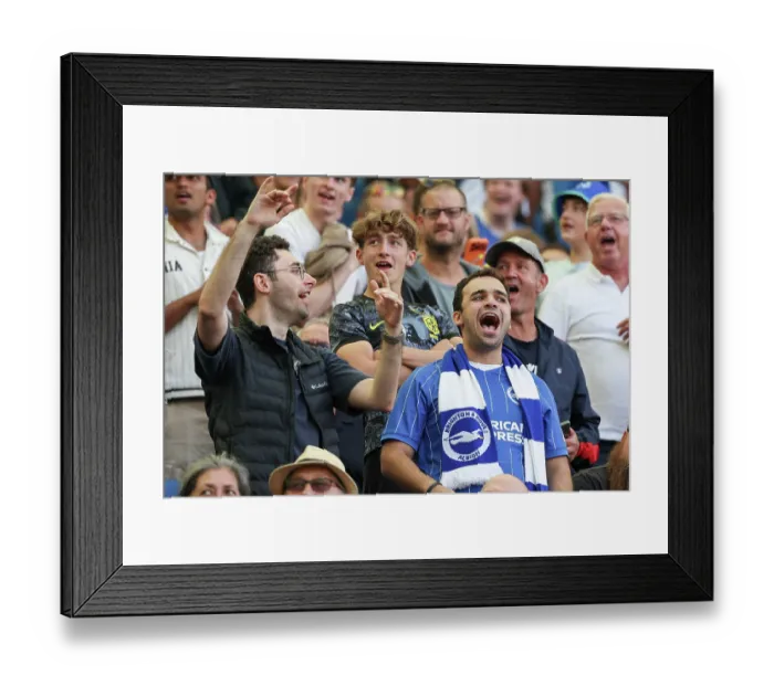 Framed Print : Brighton and Hove Albion v Aston Villa Premier League 23AUG26 Framed Print : Brighton and Hove Albion v Aston Villa Premier League 23AUG26