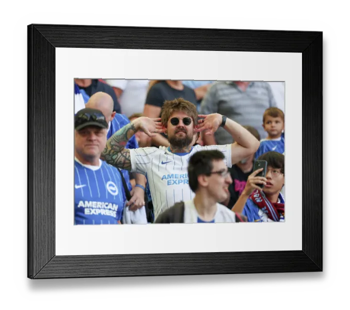 Framed Print : Brighton and Hove Albion v Aston Villa Premier League 23AUG26 Framed Print : Brighton and Hove Albion v Aston Villa Premier League 23AUG26