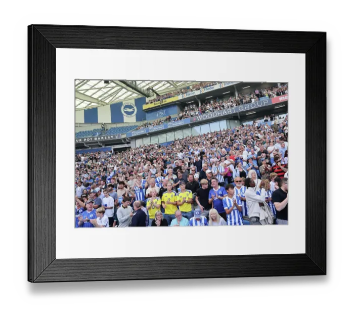 Framed Print : Brighton and Hove Albion v Aston Villa Premier League 23AUG26 Framed Print : Brighton and Hove Albion v Aston Villa Premier League 23AUG26
