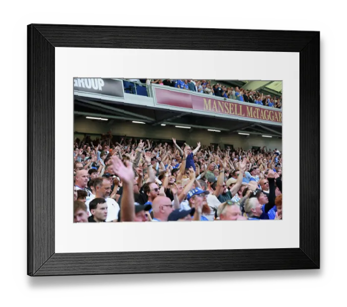 Framed Print : Brighton and Hove Albion v Aston Villa Premier League 23AUG26