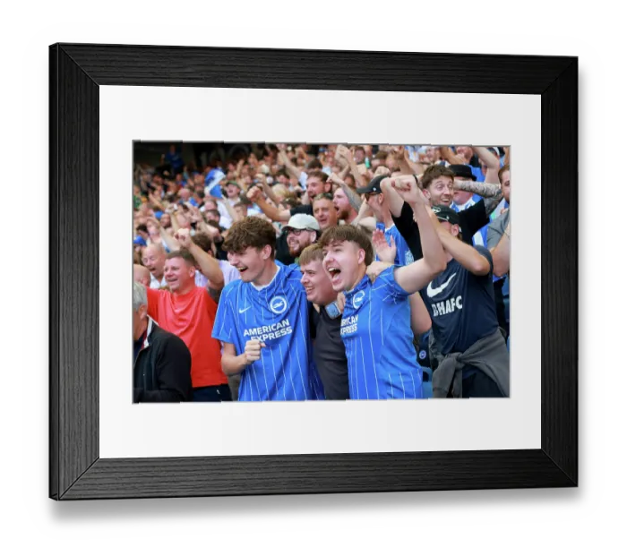 Framed Print : Brighton and Hove Albion v Aston Villa Premier League 23AUG26 Framed Print : Brighton and Hove Albion v Aston Villa Premier League 23AUG26