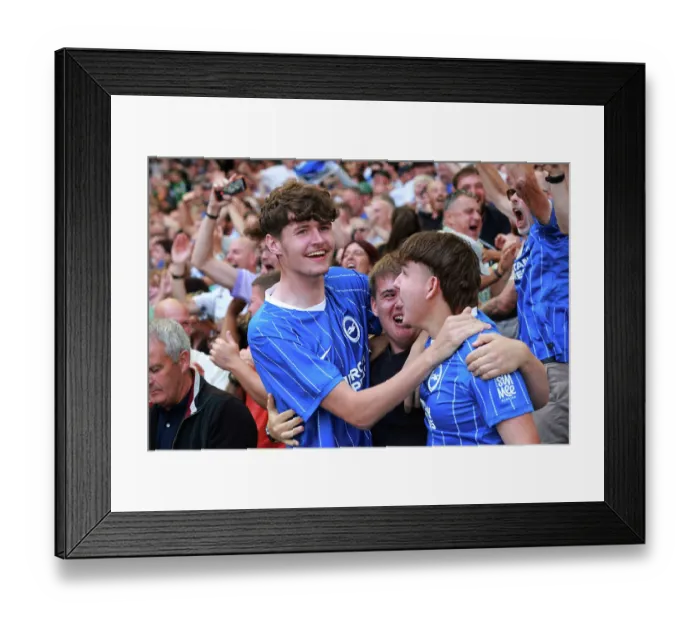 Framed Print : Brighton and Hove Albion v Aston Villa Premier League 23AUG26 Framed Print : Brighton and Hove Albion v Aston Villa Premier League 23AUG26