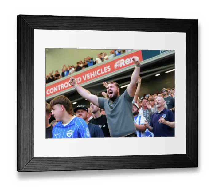 Framed Print : Brighton and Hove Albion v Aston Villa Premier League 23AUG26 Framed Print : Brighton and Hove Albion v Aston Villa Premier League 23AUG26