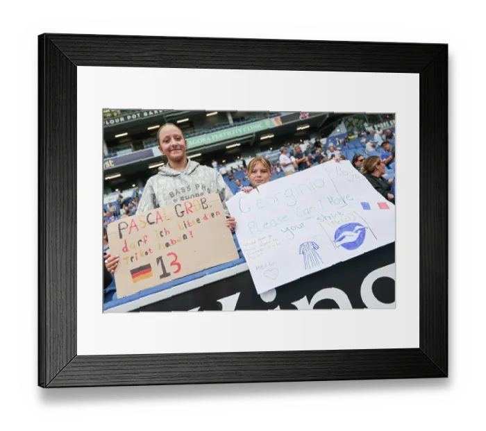 Framed Print : Brighton and Hove Albion v Aston Villa Premier League 23AUG26 Framed Print : Brighton and Hove Albion v Aston Villa Premier League 23AUG26