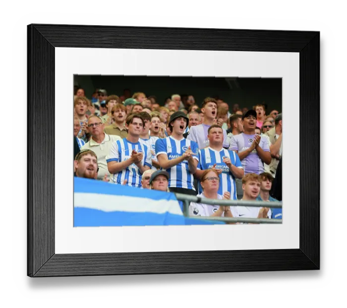 Framed Print : Brighton and Hove Albion v Aston Villa Premier League 23AUG26 Framed Print : Brighton and Hove Albion v Aston Villa Premier League 23AUG26
