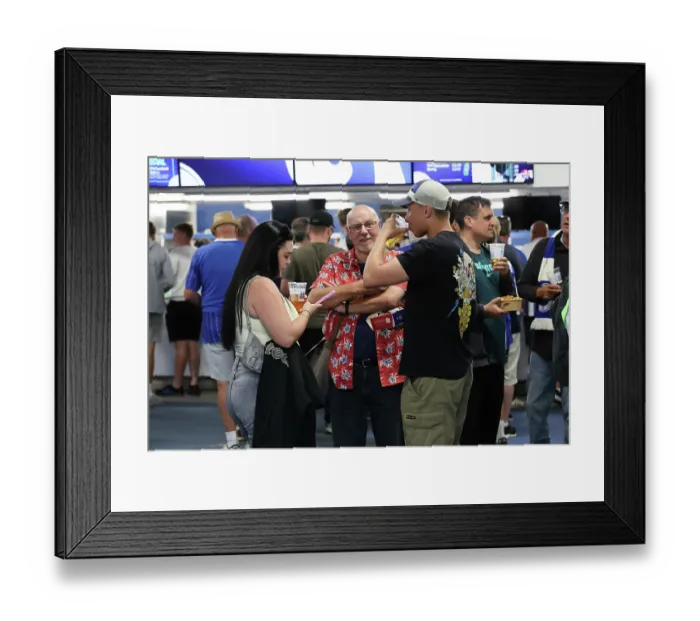 Framed Print : Brighton and Hove Albion v Aston Villa Premier League 23AUG26