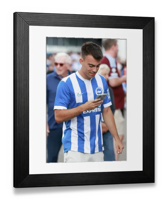 Framed Print : Brighton and Hove Albion v Aston Villa Premier League 23AUG26 Framed Print : Brighton and Hove Albion v Aston Villa Premier League 23AUG26