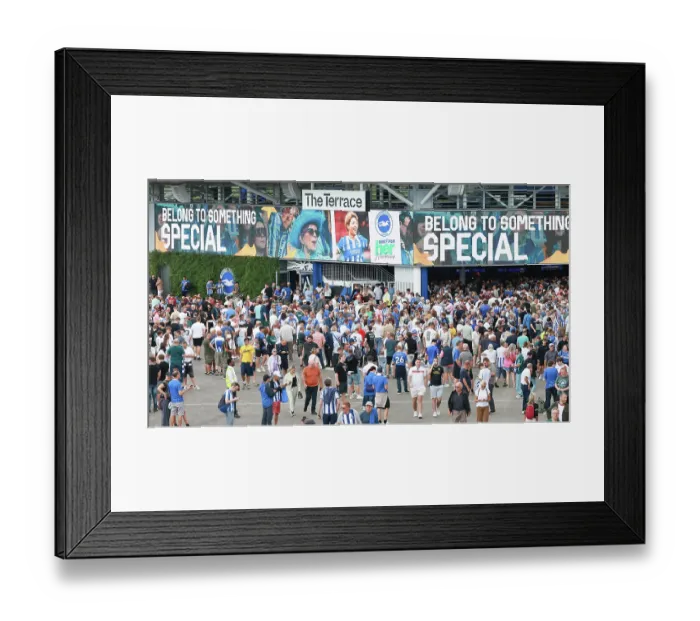 Framed Print : Brighton and Hove Albion v Aston Villa Premier League 23AUG26 Framed Print : Brighton and Hove Albion v Aston Villa Premier League 23AUG26