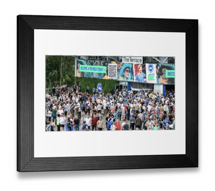 Framed Print : Brighton and Hove Albion v Aston Villa Premier League 23AUG26 Framed Print : Brighton and Hove Albion v Aston Villa Premier League 23AUG26