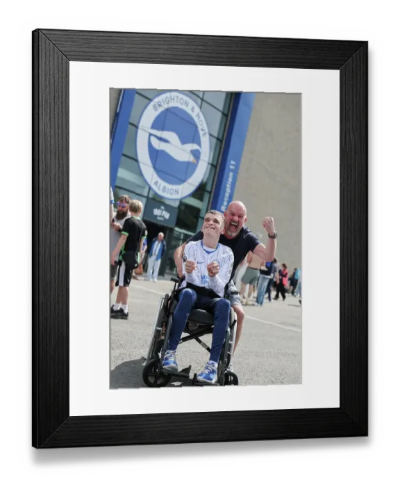 Framed Print : Brighton and Hove Albion v Aston Villa Premier League 23AUG26 Framed Print : Brighton and Hove Albion v Aston Villa Premier League 23AUG26