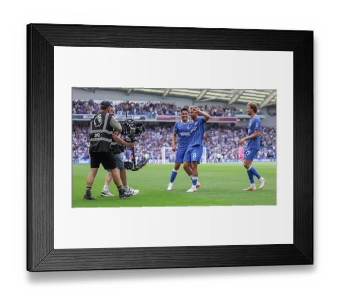 Framed Print : Brighton and Hove Albion v Aston Villa Premier League 23AUG26 Framed Print : Brighton and Hove Albion v Aston Villa Premier League 23AUG26