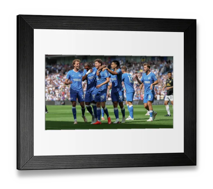 Framed Print : Brighton and Hove Albion v Aston Villa Premier League 23AUG26 Framed Print : Brighton and Hove Albion v Aston Villa Premier League 23AUG26