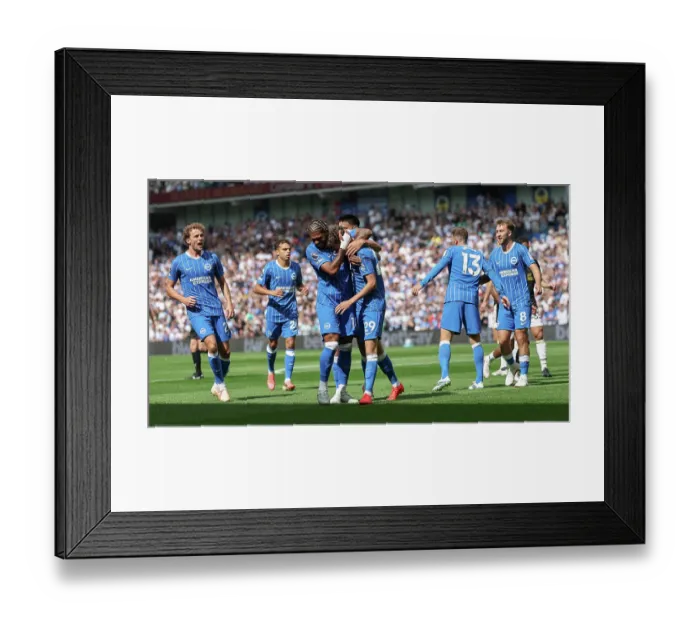 Framed Print : Brighton and Hove Albion v Aston Villa Premier League 23AUG26 Framed Print : Brighton and Hove Albion v Aston Villa Premier League 23AUG26
