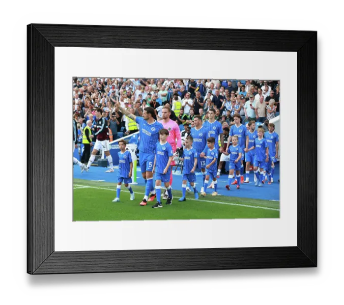 Framed Print : Brighton and Hove Albion v Aston Villa Premier League 23AUG26 Framed Print : Brighton and Hove Albion v Aston Villa Premier League 23AUG26