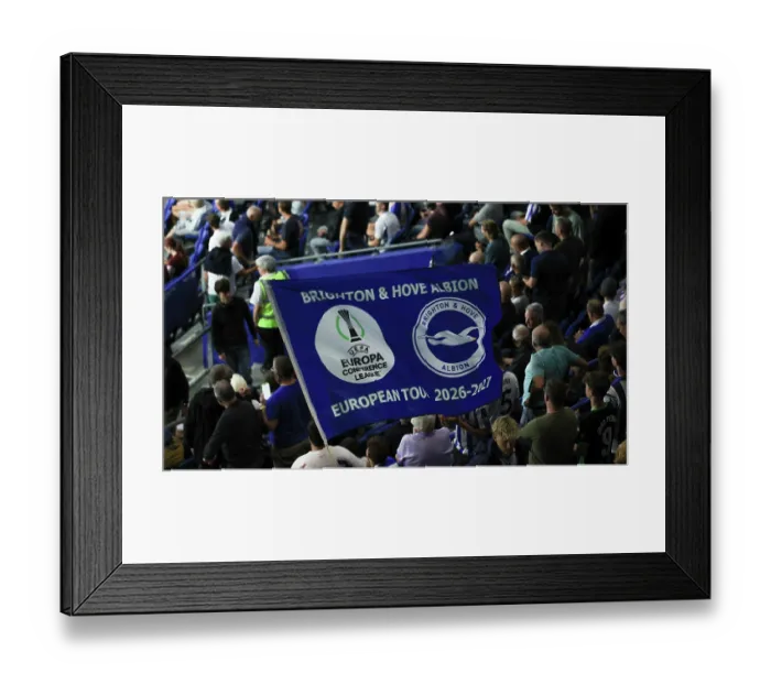 Framed Print : Brighton and Hove Albion v Troms IL Europa Conference League Qualifier 27AUG26 Framed Print : Brighton and Hove Albion v Troms IL Europa Conference League Qualifier 27AUG26