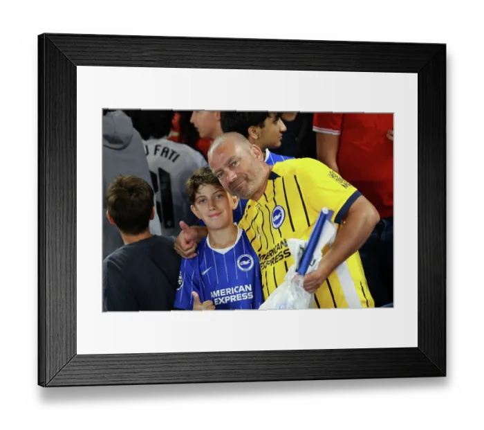 Framed Print : Brighton and Hove Albion v Troms IL Europa Conference League Qualifier  27AUG26