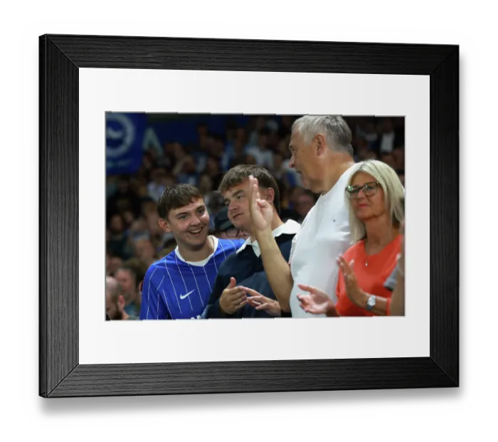 Framed Print : Brighton and Hove Albion v Troms IL Europa Conference League Qualifier 27AUG26 Framed Print : Brighton and Hove Albion v Troms IL Europa Conference League Qualifier 27AUG26