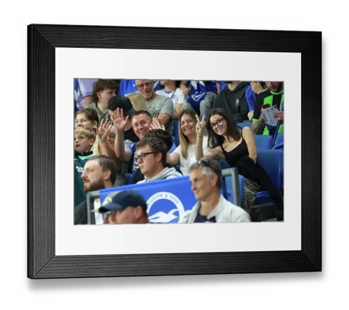 Framed Print : Brighton and Hove Albion v Troms IL Europa Conference League Qualifier  27AUG26