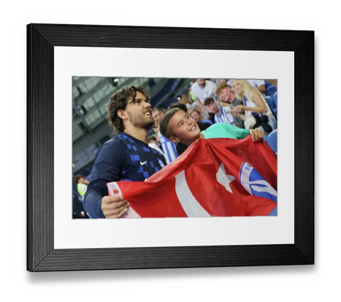 Framed Print : Brighton and Hove Albion v Troms IL Europa Conference League Qualifier  27AUG26