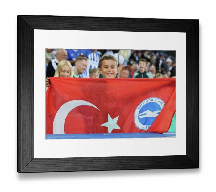 Framed Print : Brighton and Hove Albion v Troms IL Europa Conference League Qualifier  27AUG26