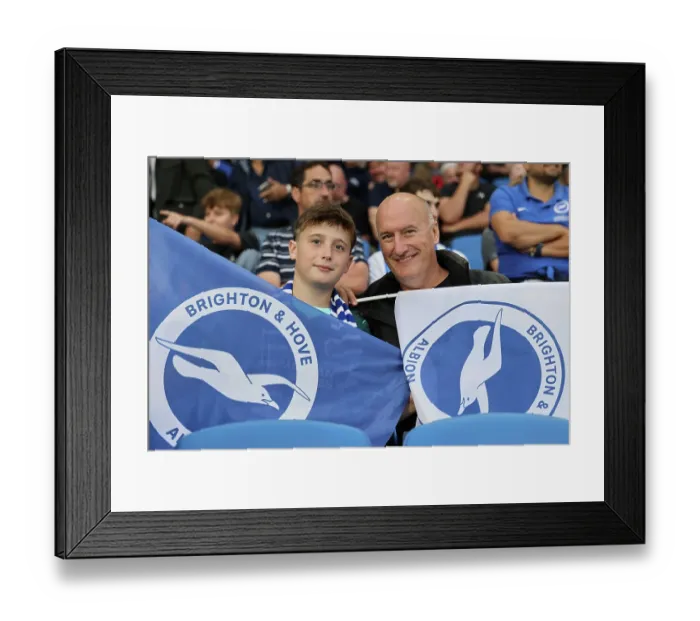 Framed Print : Brighton and Hove Albion v Troms IL Europa Conference League Qualifier  27AUG26