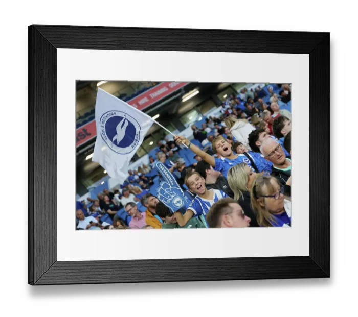 Framed Print : Brighton and Hove Albion v Troms IL Europa Conference League Qualifier  27AUG26
