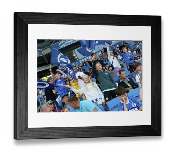Framed Print : Brighton and Hove Albion v Troms IL Europa Conference League Qualifier  27AUG26