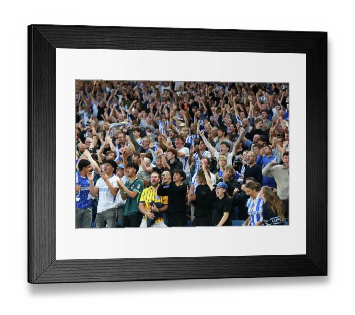 Framed Print : Brighton and Hove Albion v Troms IL Europa Conference League Qualifier  27AUG26