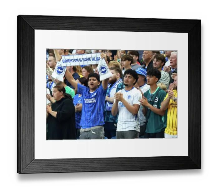 Framed Print : Brighton and Hove Albion v Troms IL Europa Conference League Qualifier  27AUG26