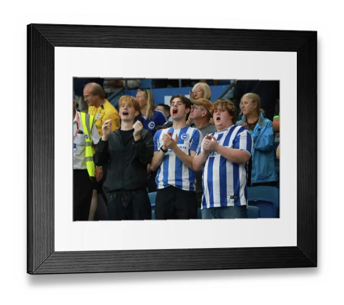 Framed Print : Brighton and Hove Albion v Troms IL Europa Conference League Qualifier  27AUG26