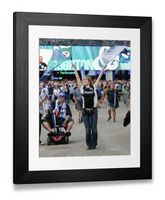 Framed Print : Brighton and Hove Albion v Troms IL Europa Conference League Qualifier  27AUG26