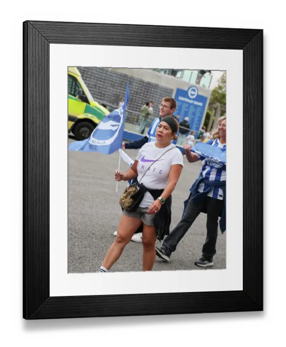 Framed Print : Brighton and Hove Albion v Troms IL Europa Conference League Qualifier  27AUG26