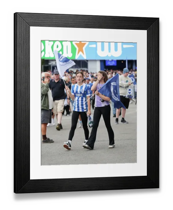 Framed Print : Brighton and Hove Albion v Troms IL Europa Conference League Qualifier  27AUG26