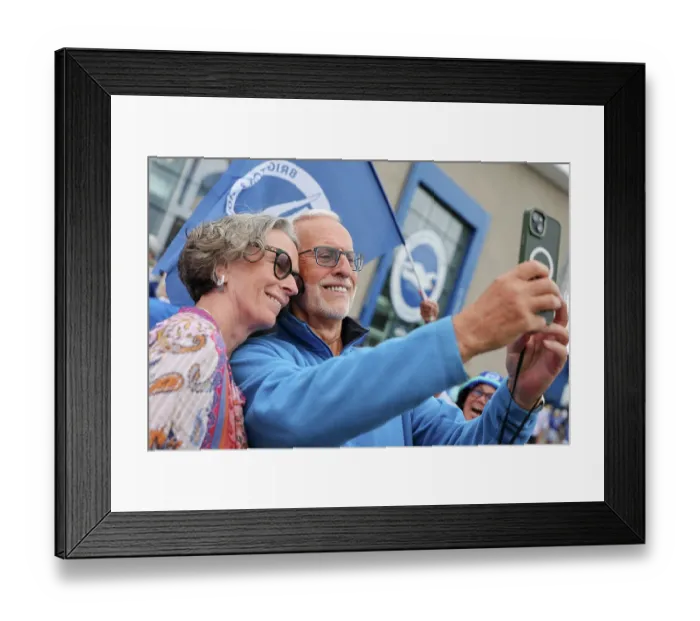 Framed Print : Brighton and Hove Albion v Troms IL Europa Conference League Qualifier  27AUG26