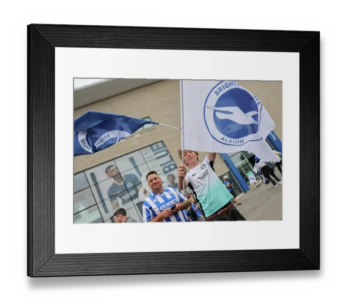 Framed Print : Brighton and Hove Albion v Troms IL Europa Conference League Qualifier  27AUG26
