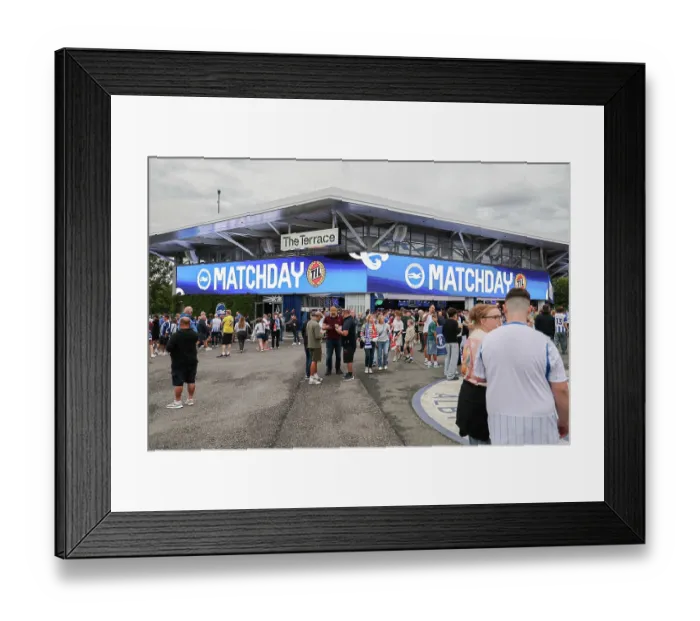 Framed Print : Brighton and Hove Albion v Troms IL Europa Conference League Qualifier  27AUG26