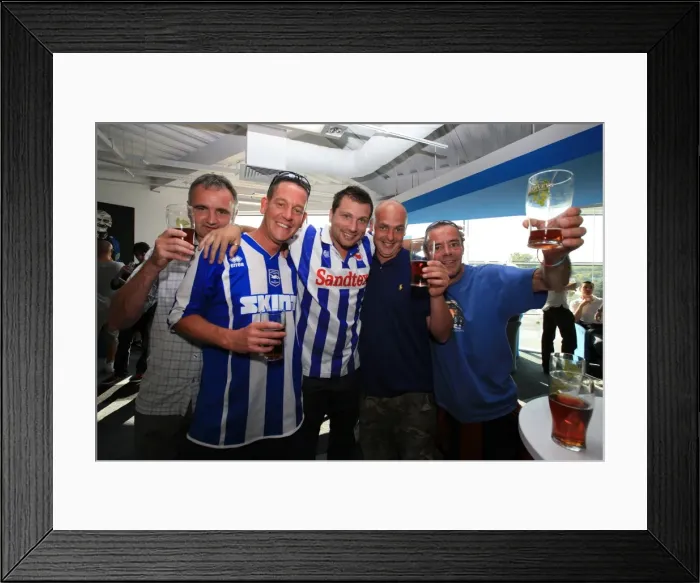 Framed Print : Brighton & Hove Albion FC: 2011-12 Home Matches - Spurs and Doncaster