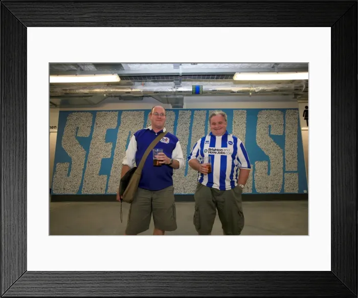Framed Print : Brighton & Hove Albion FC: 2011-12 Home Matches - Spurs and Doncaster Framed Print : Brighton & Hove Albion FC: 2011-12 Home Matches - Spurs and Doncaster