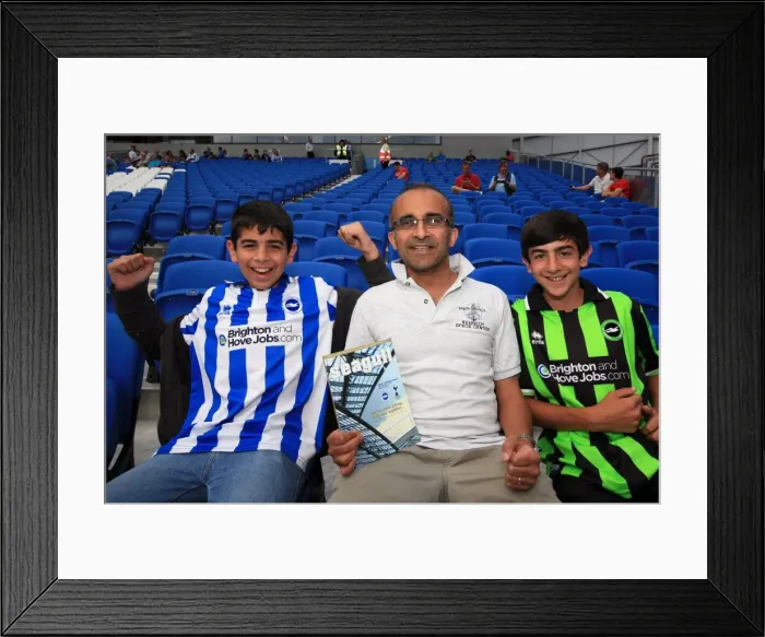 Framed Print : Brighton & Hove Albion 2011-12 Home Matches: Spurs and Doncaster Framed Print : Brighton & Hove Albion 2011-12 Home Matches: Spurs and Doncaster