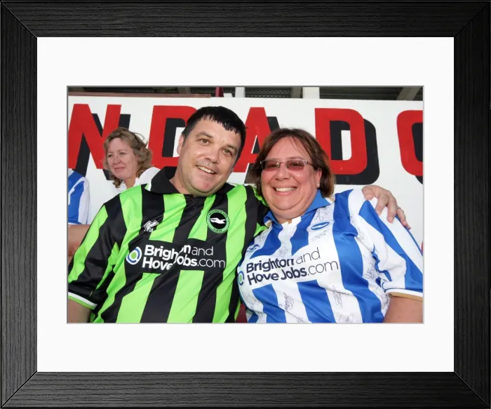 Framed Print : Brighton and Hove Albion FC: Electric Atmosphere of Away Crowds - Portugal Pre-season 2011-12 Framed Print : Brighton and Hove Albion FC: Electric Atmosphere of Away Crowds - Portugal Pre-season 2011-12