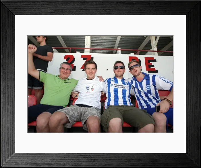 Framed Print : Brighton and Hove Albion FC: Electric Atmosphere of Away Crowds - Portugal Pre-season 2011-12 Framed Print : Brighton and Hove Albion FC: Electric Atmosphere of Away Crowds - Portugal Pre-season 2011-12