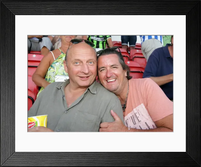 Framed Print : Electric Atmosphere: Brighton and Hove Albion FC Away Crowds in Portugal Pre-season 2011-12 Framed Print : Electric Atmosphere: Brighton and Hove Albion FC Away Crowds in Portugal Pre-season 2011-12
