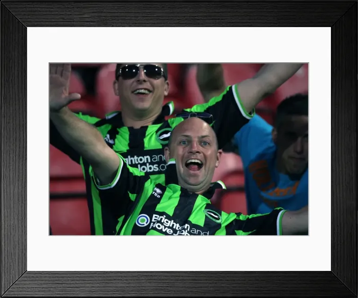 Framed Print : Brighton and Hove Albion FC: Electric Atmosphere of Away Crowds in Portugal Pre-season 2011-12 Framed Print : Brighton and Hove Albion FC: Electric Atmosphere of Away Crowds in Portugal Pre-season 2011-12