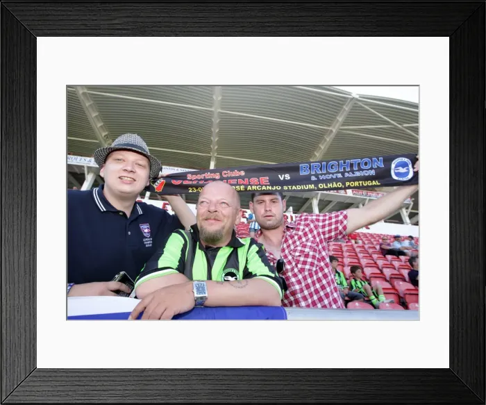 Framed Print : Brighton and Hove Albion FC: Electric Atmosphere in the Stands - Portugal Pre-season 2011-12 Framed Print : Brighton and Hove Albion FC: Electric Atmosphere in the Stands - Portugal Pre-season 2011-12